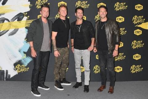 June 6, 2018 - Nashville, TN, U.S. - 06 June 2018 - Nashville, Tennessee - Eli Young Band. 2018 CMT Music Awards held at Bridgestone Arena. Photo Credit: Laura Farr AdMedia Nashville U.S. - ZUMAa123 20180606_zaa_a123_523 Copyright: xLauraxFarrAdmediax