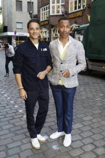 Kostja Ullmann und Jerry Hoffmann beim Studio Hamburg Nachwuchspreis 2018 im Thalia Theater. Hamburg, 06.06.2018