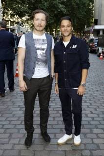 Jacob Matschenz und Kostja Ullmann beim Studio Hamburg Nachwuchspreis 2018 im Thalia Theater. Hamburg, 06.06.2018