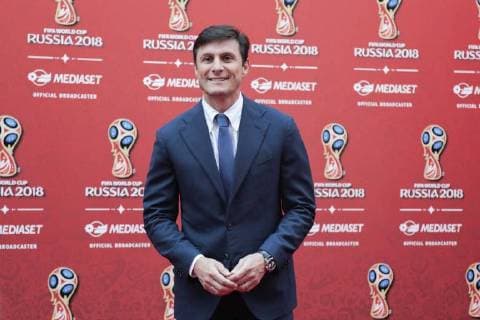 Foto IPP Andrea Oldani Cologno Monzese 7 06 2018 Presentazione della programmazione mediaset per i mondiali di calcio russia 2018 Nella foto, Javier Zanetti, ex calciatore italyphotopress world copyright  0