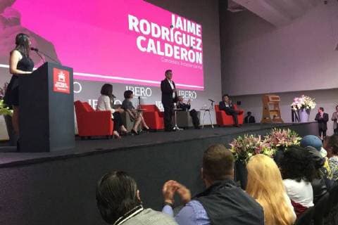 June 7, 2018 - EUM20180607POL11.JPG.CIUDAD DE MEXICO.- ElectionElecciones-Bronco.- El candidato independiente a la Presidencia, Jaime Rodriguez Calderon, El Bronco , se reunio este jueves con estudiantes de la Universidad Iberoamericana, en sus actividades de campana. 7 de junio de 2018. Foto: Agencia EL UNIVERSALAlberto MoralesRCC. Copyright: xElxUniversalx