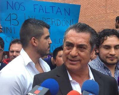 June 7, 2018 - EUM20180607POL13.JPG.CIUDAD DE MEXICO.- ElectionElecciones-Bronco.- El candidato independiente a la Presidencia, Jaime Rodriguez Calderon, El Bronco , se reunio este jueves con estudiantes de la Universidad Iberoamericana, en sus actividades de campana. 7 de junio de 2018. Foto: Agencia EL UNIVERSALAlberto MoralesRCC. Copyright: xElxUniversalx