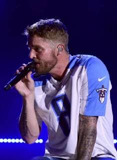 June 8, 2018 - Nashville, Tennessee, U.S. - 07 June 2018 - Nashville, Tennessee - Brett Young. 2018 CMA Music Festival Nightly Concert held at Nissan Stadium. Photo Credit: Dara-Michelle AdMedia Nashville U.S. - ZUMAa123 20180608_zaa_a123_354 Copyright: xDara-MichelleAdmediax