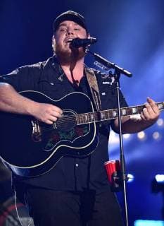 June 8, 2018 - Nashville, Tennessee, U.S. - 08 June 2018 - Nashville, Tennessee - Luke Combs. 2018 CMA Fest Nightly Concert held at Nissan Stadium. Photo Credit: AdMedia Nashville U.S. - ZUMAa123 20180608_zaa_a123_472 Copyright: xLauraxFarrx