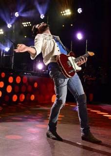 June 8, 2018 - Nashville, Tennessee, U.S. - 08 June 2018 - Nashville, Tennessee - Matthew Ramsey, Old Dominion. 2018 CMA Fest Nightly Concert held at Nissan Stadium. Photo Credit: AdMedia Nashville U.S. - ZUMAa123 20180608_zaa_a123_502 Copyright: xLauraxFarrx