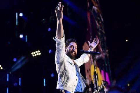 June 8, 2018 - Nashville, Tennessee, U.S. - 08 June 2018 - Nashville, Tennessee - Matthew Ramsey, Old Dominion. 2018 CMA Fest Nightly Concert held at Nissan Stadium. Photo Credit: AdMedia Nashville U.S. - ZUMAa123 20180608_zaa_a123_519 Copyright: xLauraxFarrx