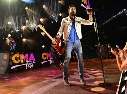 June 8, 2018 - Nashville, Tennessee, U.S. - 08 June 2018 - Nashville, Tennessee - Matthew Ramsey, Old Dominion. 2018 CMA Fest Nightly Concert held at Nissan Stadium. Photo Credit: AdMedia Nashville U.S. - ZUMAa123 20180608_zaa_a123_522 Copyright: xLauraxFarrx