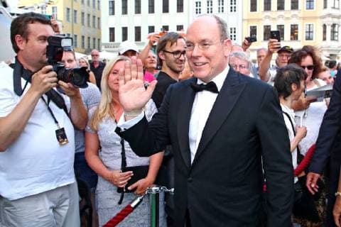 Europäischer Kulturpreis. Fürst Albert II. von Monaco ( Albert Alexandre Louis Pierre Rainier Grimaldi ) anläßlich der Verleihung des Europäischen Kulturpreises am 09.06.2018 in der Frauenkirche Dresden. 20180608BOS0086