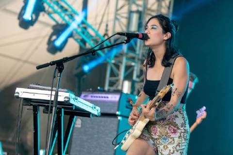 June 8, 2018 - Manchester, Tennessee, U.S - MICHELLE ZAUNER of Japanese Breakfast during Bonnaroo Music Festival 2018 in Manchester, Tennessee Manchester U.S. - ZUMAs135 20180608_zap_s135_506 Copyright: xDanielxDeSloverx