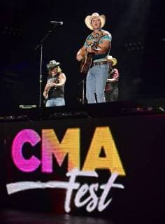 June 9, 2018 - Nashville, Tennessee, U.S. - 09 June 2018 - Nashville, Tennessee - Jon Pardi. 2018 CMA Music Fest Nightly Concert held at Nissan Stadium. Photo Credit: AdMedia Nashville U.S. - ZUMAa123 20180609_zaa_a123_243 Copyright: xLauraxFarrx