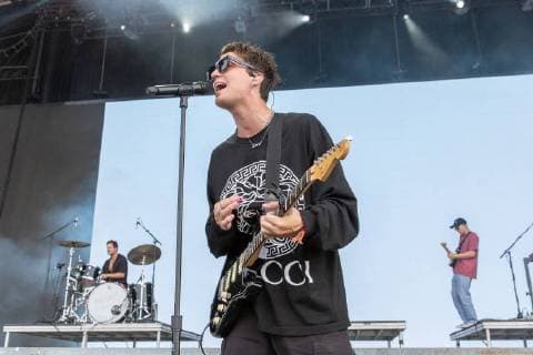 June 9, 2018 - Manchester, Tennessee, U.S - JAKE CLIFFORD GOSS, PAUL JASON KLEIN and LES PRIEST of Lany during Bonnaroo Music Festival 2018 in Manchester, Tennessee Manchester U.S. - ZUMAs135 20180609_zap_s135_643 Copyright: xDanielxDeSloverx