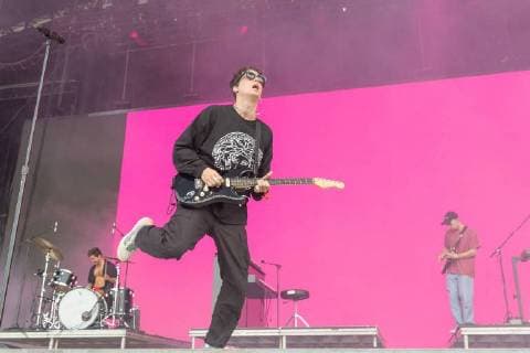 June 9, 2018 - Manchester, Tennessee, U.S - JAKE CLIFFORD GOSS, PAUL JASON KLEIN and LES PRIEST of Lany during Bonnaroo Music Festival 2018 in Manchester, Tennessee Manchester U.S. - ZUMAs135 20180609_zap_s135_633 Copyright: xDanielxDeSloverx