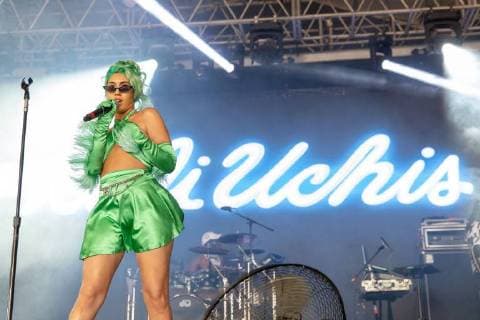 June 9, 2018 - Manchester, Tennessee, U.S - KALI UCHIS during Bonnaroo Music Festival 2018 in Manchester, Tennessee Manchester U.S. - ZUMAs135 20180609_zap_s135_637 Copyright: xDanielxDeSloverx