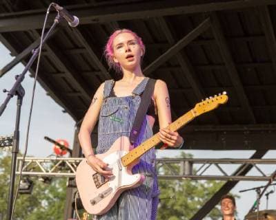 June 9, 2018 - Manchester, Tennessee, U.S - LYDIA NIGHT of The Regrettes during Bonnaroo Music Festival 2018 in Manchester, Tennessee Manchester U.S. - ZUMAs135 20180609_zap_s135_641 Copyright: xDanielxDeSloverx