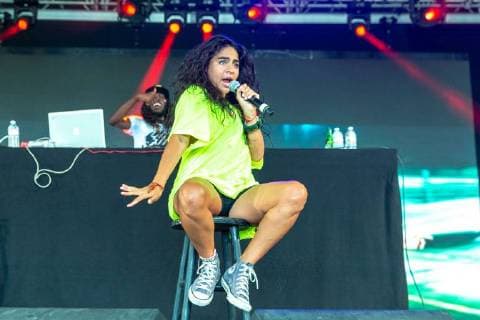June 9, 2018 - Manchester, Tennessee, U.S - JESSIE REYEZ during Bonnaroo Music Festival 2018 in Manchester, Tennessee Manchester U.S. - ZUMAs135 20180609_zap_s135_626 Copyright: xDanielxDeSloverx