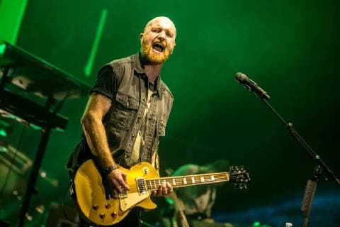 June 10, 2018 - Milan, Italy, Italy - Mark Sheehan of Irish rock band The Script performs on stage at Mediolanum Forum of Assago on June 10, 2018 in Milan, Italy. Milan Italy  - ZUMAn230 20180610_zaa_n230_857 Copyright: xMairoxCinquettix