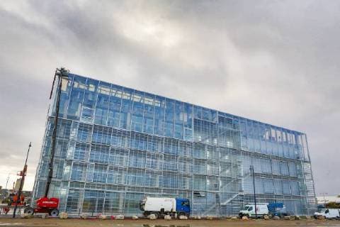 Architektur von Lacaton & Vassal - DUNKERQUE, FRANCE: Illustration picture shows the Frac museum in Dunkerque, France, Friday 15 November 2013. OLIVIERxVIN  x50344845x