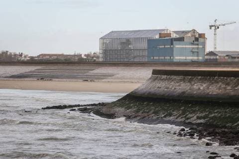 Architektur von Lacaton & Vassal - DUNKERQUE, FRANCE: Illustration picture shows the Frac museum in Dunkerque, France, Friday 15 November 2013. OLIVIERxVIN  x50356985x