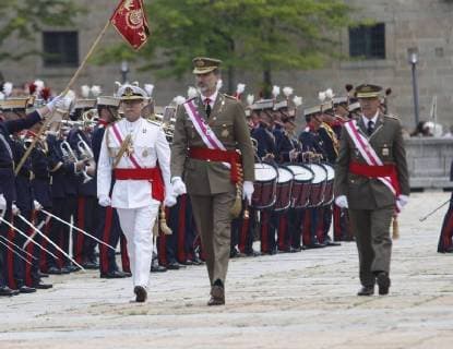 THE KING FELIPE PRESIDES THE CELEBRATION OF THE CHAPTER OF THE REAL AND MILITARY ORDER OF SAN HERMENEGILDO FELIPE OF BORBON AND GREECE 12 06 2018 June 12 2018 King Felipe attends the celebration of the Military Order of San Hermenegildo in the Monastery of El Escorial in Madrid 888 Cordon Press  EuropaxPress El Rey Felipe preside la celebracion del Capitulo de la Real y M