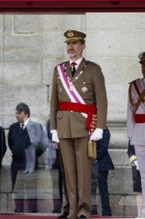 THE KING FELIPE PRESIDES THE CELEBRATION OF THE CHAPTER OF THE REAL AND MILITARY ORDER OF SAN HERMENEGILDO FELIPE OF BORBON AND GREECE 12 06 2018 June 12 2018 King Felipe attends the celebration of the Military Order of San Hermenegildo in the Monastery of El Escorial in Madrid 888 Cordon Press  EuropaxPress El Rey Felipe preside la celebracion del Capitulo de la Real y M