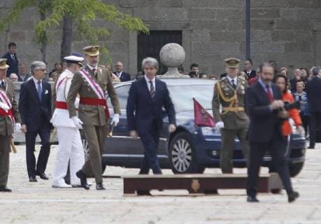 THE KING FELIPE PRESIDES THE CELEBRATION OF THE CHAPTER OF THE REAL AND MILITARY ORDER OF SAN HERMENEGILDO FELIPE OF BORBON AND GREECE 12 06 2018 June 12 2018 King Felipe attends the celebration of the Military Order of San Hermenegildo in the Monastery of El Escorial in Madrid 888 Cordon Press  EuropaxPress El Rey Felipe preside la celebracion del Capitulo de la Real y M