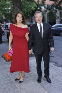 June 12, 2018 - Madrid, Spain - Inaki Gabilondo and wife Lola Carretero attend the Vanity Fair journalist award 2018 at Santo Mauro Hotel on June 12, 2018 in Madrid, Spain. Madrid Spain  - ZUMAn230 20180612_zaa_n230_808 Copyright: xOscarxGonzalezx