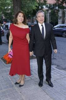 June 12, 2018 - Madrid, Spain - Inaki Gabilondo and wife Lola Carretero attend the Vanity Fair journalist award 2018 at Santo Mauro Hotel on June 12, 2018 in Madrid, Spain. Madrid Spain  - ZUMAn230 20180612_zaa_n230_809 Copyright: xOscarxGonzalezx