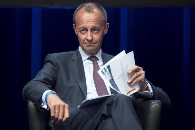 Friedrich Merz, Wirtschaftsrat CDU DEU, Deutschland, Germany, Berlin, 12.06.2018 Friedrich Merz, Vorsitzender der Atlantik-Bruecke, beim Wirtschaftsrat CDU auf dem Wirtschaftstag 2018 unter dem Motto Wachstum, Wettbewerbsfaehigkeit, Waehrungsunion - Zukunftsthemen anpacken in Berlin. Portrait Friedrich Merz, head of the Atlantik-Bruecke, during the Wirtschaftsrat CDU, the CDU Economics Conference of the Economic Council Wirtschaftsrat in Berlin, Germany. The Economic Council is a German business association representing the interests of more than 11,000 small and medium sized firms, as well as larger multinational companies.