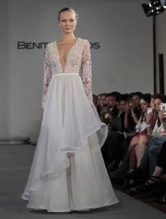 A model presents a creation by Mexican designer Benito Santos during the Mexico Bridal Fashion By Vogue wedding dress parade in Mexico City, Mexico, 13 June 2018. Mexico Bridal Fashion By Vogue 2018 !ACHTUNG: NUR REDAKTIONELLE NUTZUNG!  Copyright: xMARIOxGUZMANx MEX20 20180613-636645297378704815