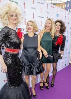 16-06-2018 Amsterdam Princess Mabel with her sister Nicotine Wisse Smit during the Amsterdamdiner 2018, a charity event to raise money fort he Aids foundation, at the AFAS Live in Amsterdam.  Copyright: xPPE WERFx