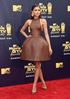 2018 MTV Movie and TV Awards. 16 June 2018 - Santa Monica, California - Zendaya. 2018 MTV Movie and TV Awards held at Barker Hangar. Photo Credit: Birdie Thompson AdMedia 227563 2018-06-16 CA Santa Monica Etats-Unis  Copyright: xAdMediax STAR_227563_025