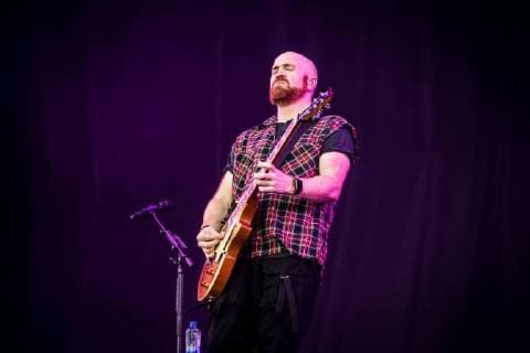 June 16, 2018 - Landgraaf, Limburg, Netherlands - Mark Sheehan of the Script performing live at Pinkpop Festival 2018 in Landgraaf, Netherlands, on 16 June 2018. Landgraaf Netherlands  - ZUMAn230 20180616_zaa_n230_1511 Copyright: xRobertoxFiniziox