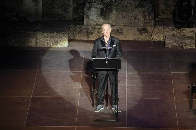 Entertainment Bilder des Tages June 19, 2018 - Athens, Greece - Actor BILL MURRAY with JAN VOGLER present New Worlds at Odeon of Herodes Atticus. Athens Greece - ZUMAv62_ 20180619_zaf_v62_526 Copyright: xAristidisxVafeiadakisx