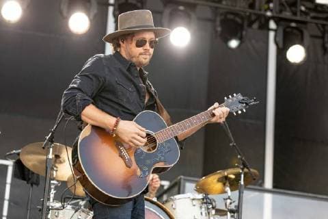 June 20, 2018 - Oshkosh, Wisconsin, U.S - MICHAEL HOBBY of A Thousand Horses during Country USA Music Festival at Ford Festival Park in Oshkosh, Wisconsin Oshkosh U.S. - ZUMAs135 20180620_zap_s135_523 Copyright: xDanielxDeSloverx