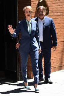 Cynthia Nixon was at The View in New York City on June 21, 2018. Cynthia Nixon New York United States  590207