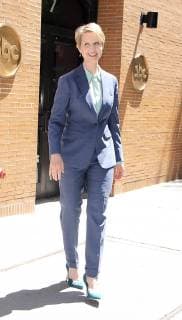 NEW YORK, NY June 21: Cynthia Nixon at the View in New York. June 21, 2018 Copyright: xRWx