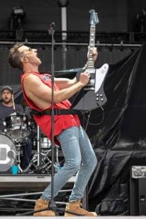 June 21, 2018 - Oshkosh, Wisconsin, U.S - RUSSELL DICKERSON during Country USA Music Festival at Ford Festival Park in Oshkosh, Wisconsin Oshkosh U.S. - ZUMAs135 20180621_zap_s135_517 Copyright: xDanielxDeSloverx