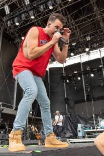 June 21, 2018 - Oshkosh, Wisconsin, U.S - RUSSELL DICKERSON during Country USA Music Festival at Ford Festival Park in Oshkosh, Wisconsin Oshkosh U.S. - ZUMAs135 20180621_zap_s135_553 Copyright: xDanielxDeSloverx