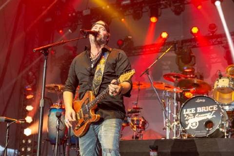 June 22, 2018 - Chicago, Illinois, U.S - LEE BRICE during Country LakeShake Music Festival at Huntington Bank Pavilion at Northerly Island in Chicago, Illinois Chicago U.S. - ZUMAs135 20180622_zap_s135_562 Copyright: xDanielxDeSloverx