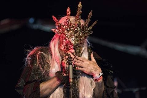 Bilder des Tages MIGHTY BEAR bei einem Auftritt auf dem Secret Solstice 2018 in Reykjavik Secret Solstice 2018 *** MIGHTY BEAR performing at Secret Solstice 2018 in Reykjavik Secret Solstice 2018