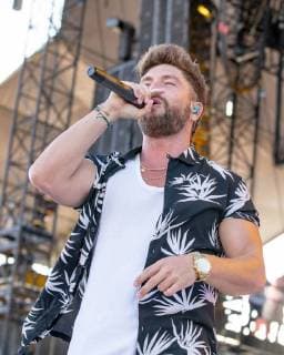 June 24, 2018 - Chicago, Illinois, U.S - CHRIS LANE during Country LakeShake Music Festival at Huntington Bank Pavilion at Northerly Island in Chicago, Illinois Chicago U.S. - ZUMAs135 20180624_zap_s135_523 Copyright: xDanielxDeSloverx