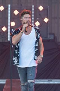 June 24, 2018 - Chicago, Illinois, U.S - CHRIS LANE during Country LakeShake Music Festival at Huntington Bank Pavilion at Northerly Island in Chicago, Illinois Chicago U.S. - ZUMAs135 20180624_zap_s135_517 Copyright: xDanielxDeSloverx