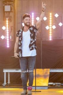 June 24, 2018 - Chicago, Illinois, U.S - CHRIS LANE during Country LakeShake Music Festival at Huntington Bank Pavilion at Northerly Island in Chicago, Illinois Chicago U.S. - ZUMAs135 20180624_zap_s135_556 Copyright: xDanielxDeSloverx