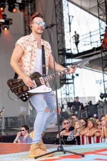 June 24, 2018 - Chicago, Illinois, U.S - Country musician RUSSELL DICKERSON during Country LakeShake Music Festival at Huntington Bank Pavilion at Northerly Island in Chicago, Illinois Chicago U.S. - ZUMAs135 20180624_zap_s135_506 Copyright: xDanielxDeSloverx