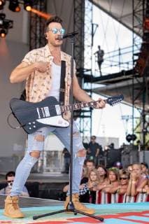 June 24, 2018 - Chicago, Illinois, U.S - Country musician RUSSELL DICKERSON during Country LakeShake Music Festival at Huntington Bank Pavilion at Northerly Island in Chicago, Illinois Chicago U.S. - ZUMAs135 20180624_zap_s135_507 Copyright: xDanielxDeSloverx