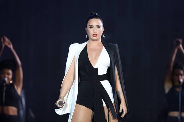 June 24, 2018 - Lisbon, Portugal - US singer Demi Lovato performs at the Rock in Rio Lisboa 2018 music festival in Lisbon, Portugal, on June 24, 2018. Lisbon Portugal  - ZUMAn230 20180624_zaa_n230_930 Copyright: xPedroxFiuzax