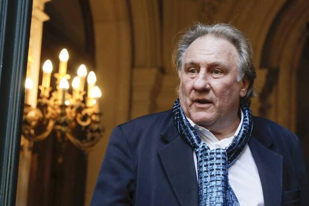 French actor Gerard Depardieu arrives at the Town Hall before a ceremony to honnour French actor Gerard Depardieu, at the Palace, part of the Brussels International Film Festival (Briff), Monday 25 June 2018 in Brussels.  THIERRYxROGE 05370932