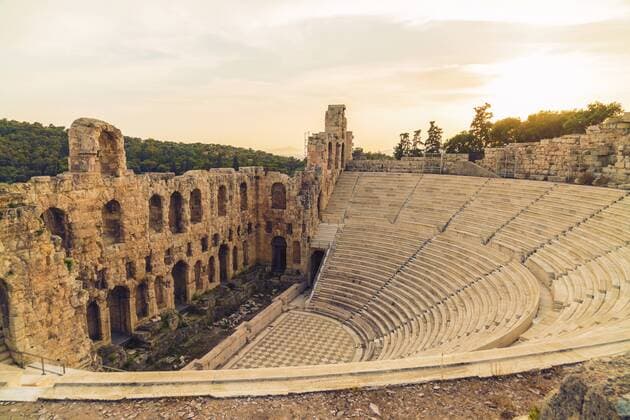 Greece, Athens, Acropolis, Theatre of Dionysus  TAMF01082