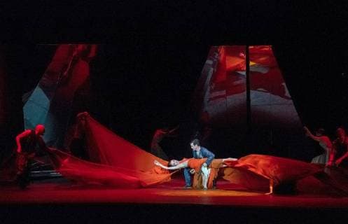 Royal Ballet Flanders Company s dancers perform at Teatro del Generalife theatrer as part of 67th International Music and Dance Festival in Granada, southern Spain, 25 June 2018 (issued on 26 June 2018). 67th International Music and Dance Festival !ACHTUNG: NUR REDAKTIONELLE NUTZUNG!  Copyright: xMiguelxÁngelxMolinax GRAF7673 20180626-636655980836722175