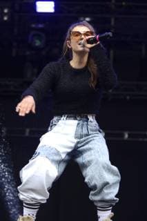 Haiyti live auf dem 22. Hurricane Festival 2018 am Eichenring. Scheeßel, 24.06.2018